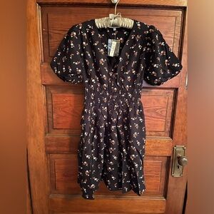 Madewell Floral Mini Dress NWT